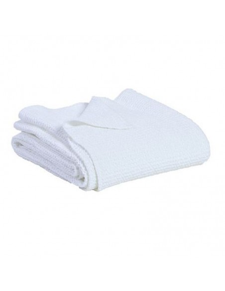 ΚΟΥΒΕΡΛΙ VIVARAISE MAIA BLANC 240×260 100% ΒΑΜΒΑΚΙ