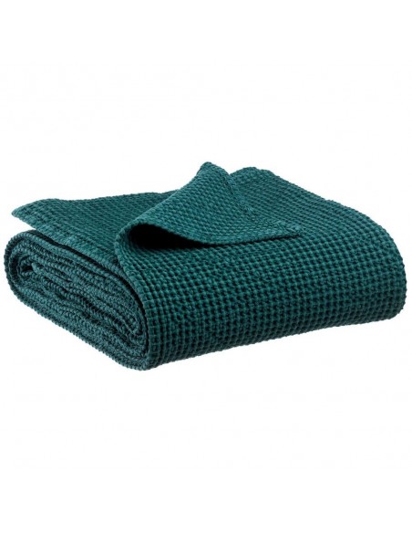 THROW VIVARAISE MAIA PETROLE 180×260 100% COTTON