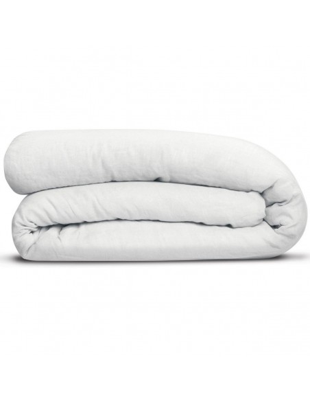 ΠΑΠΛΩΜΑΤΟΘΗΚΗ VIVARAISE LINCO BLANC 220x240 100% ΒΑΜΒΑΚΙ