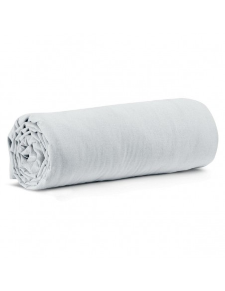 FITTED SHEET VIVARAISE CALITA 160x200 BLANC 100% COTTON