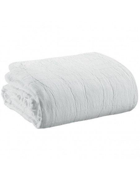 ΚΟΥΒΕΡΛΙ VIVARAISE TITOU BLANC 180×260 100% ΒΑΜΒΑΚΙ