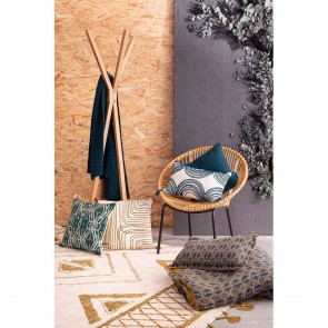 THROW VIVARAISE SWAMI PETROLE 130x200 100%COTTON 2