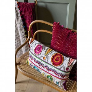 HANDMADE CUSHION VIVARAISE JOE MULTI 30×50 100% COTTON 2