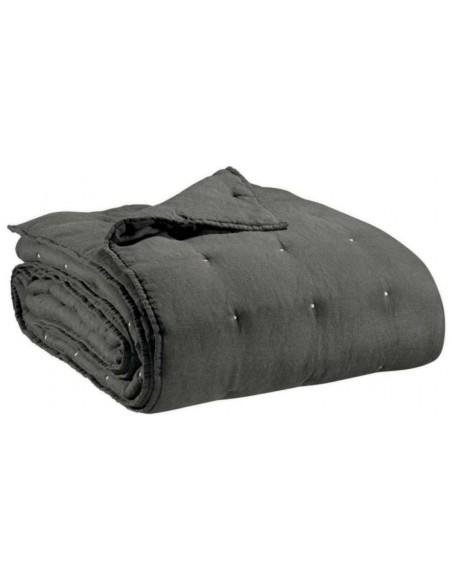 BED COVER VIVARAISE ZEFF TONNERRE 240×260 FRONT SIDE 100%LINEN BACKSIDE 100%COTTON