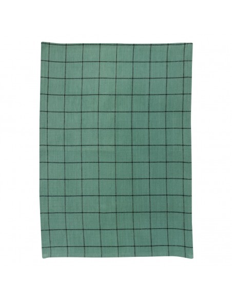 ΠΕΤΣΕΤΑ ΚΟΥΖΙΝΑΣ WINKLER KILIA CARREUX VERT DE GRIS 50X70 50% ΒΑΜΒΑΚΙ 50% ΛΙΝΟ