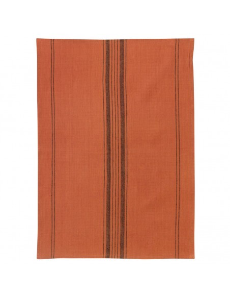 KITCHEN TOWEL WINKLER KILIA RAYE BRIQUE 50X70 50% CΟΤΤΟΝ 50% LΙΝΕΝ