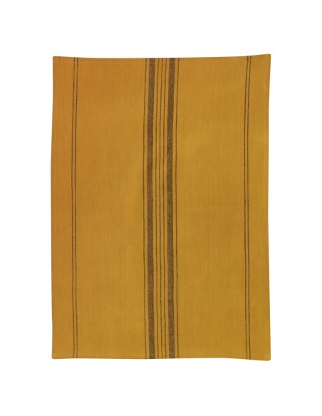 KITCHEN TOWEL WINKLER KILIA RAYE BRONZE 50X70 50% CΟΤΤΟΝ 50% LΙΝΕΝ