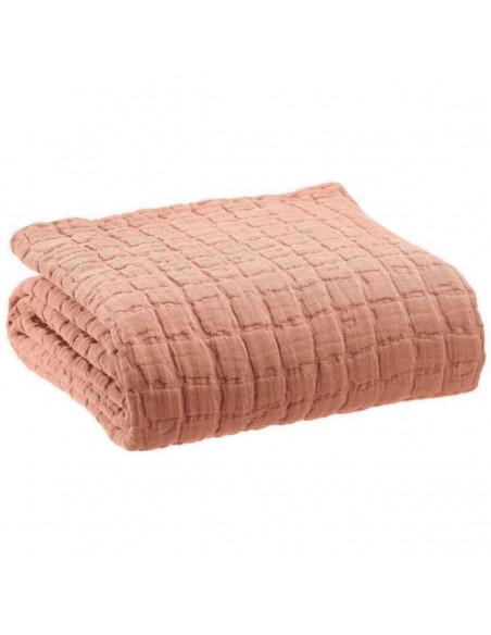 BED COVER VIVARAISE SWAMI ARGILE 240X260 100% COTTON