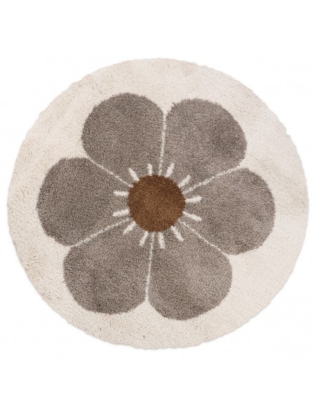 ΧΑΛΙ NATTIOT BOHEMIAN DAISY TAUPE D 120 100% ΣΥΝΘΕΤΙΚΟ