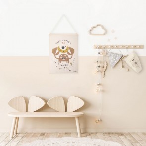 ΠΑΙΔΙΚΗ ΠΑΝΤΑ ΤΟΙΧΟΥ NATTIOT LITTLE CANCER NATURAL 40x50... 2