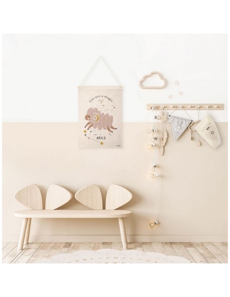 ΠΑΙΔΙΚΗ ΠΑΝΤΑ ΤΟΙΧΟΥ NATTIOT LITTLE ARIES NATURAL 40x50 100% ΒΑΜΒΑΚΙ