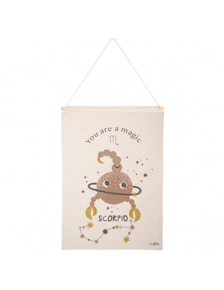 ΠΑΙΔΙΚΗ ΠΑΝΤΑ ΤΟΙΧΟΥ NATTIOT LITTLE SCORPIO NATURAL 40×50 100% ΒΑΜΒΑΚΙ