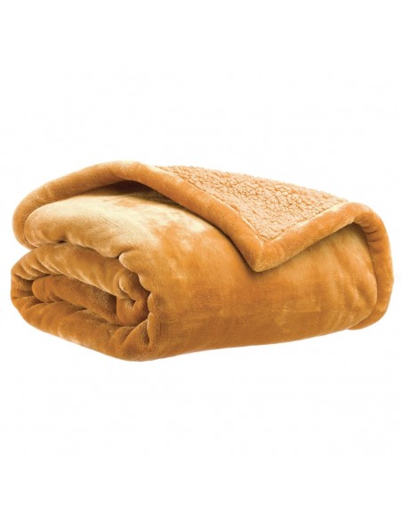 ΚΟΥΒΕΡΤΑ VIVARAISE MICHKA BRONZE  220×240 100% MICROFIBRE