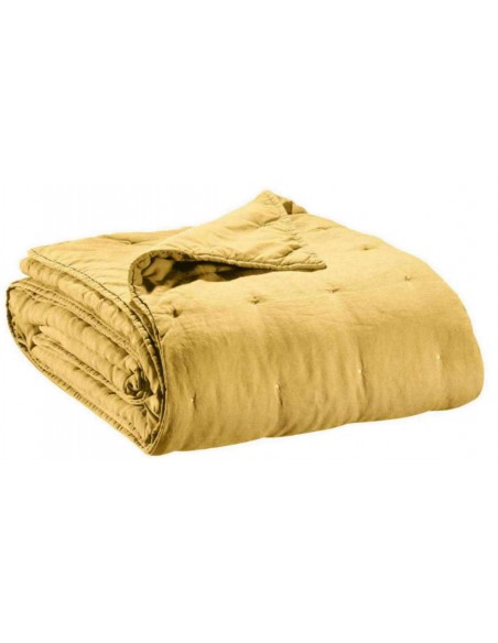 BED COVER VIVARAISE ZEFF ABSYNTHE 240×260 FRONT SIDE 100%LINEN BACKSIDE 100%COTTON