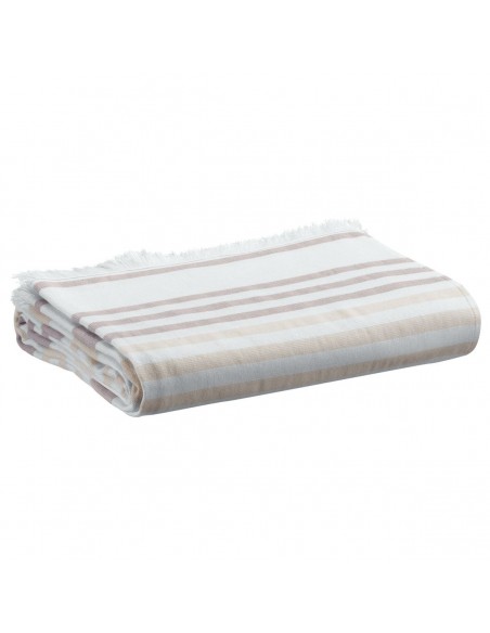 BEACH TOWEL VIVARAISE SAMOA NATUREL 100x200 100% COTTON