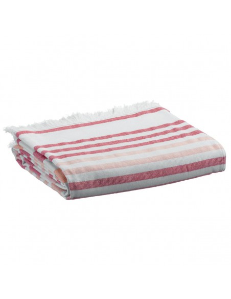 BEACH TOWEL VIVARAISE SAMOA BRIQUE 100x200 100% COTTON