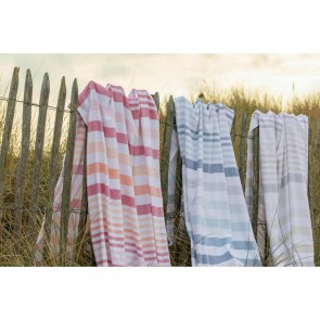 BEACH TOWEL VIVARAISE SAMOA BRIQUE 100x200 100% COTTON 2