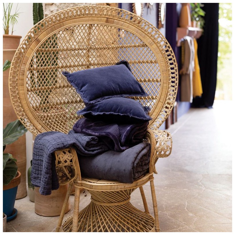 SOFA BLANKET VIVARAISE MICHKA MARINE... SOFA BLANKET VIVARAISE MICHKA MARINE...