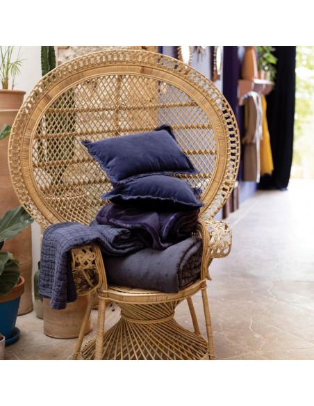 ΚΟΥΒΕΡΤΑ ΚΑΝΑΠΕ VIVARAISE MICHKA MARINE 130x160 100%ΣΥΝΘΕΤΙΚΟ