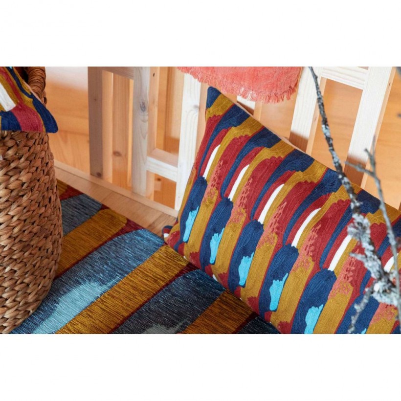 HANDMADE CUSHION VIVARAISE NINA RUBIS... HANDMADE CUSHION VIVARAISE NINA RUBIS...