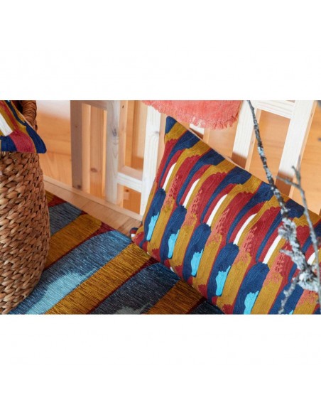 HANDMADE CUSHION VIVARAISE NINA RUBIS 40×65 100% COTTON