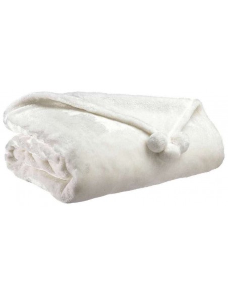ΡΙΧΤΑΡΙ VIVARAISE TENDER POMPONS NEIGE 130×170 100% POLYESTER