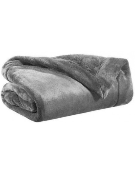 THROW VIVARAISE TENDER GRIS 150×200 100% POLYESTER