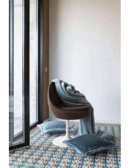 THROW VIVARAISE TENDER GRIS 150×200 100% POLYESTER