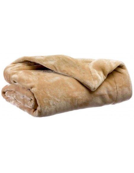 THROW VIVARAISE TENDER GREGE 150×200 100% POLYESTER