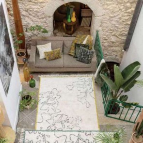 THROW VIVARAISE TENDER FOUGERE 150×200 100% POLYESTER 2