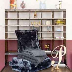 CUSHION VIVARAISE TENDER CENDRE 50×50cm 100% POLYESTER 2