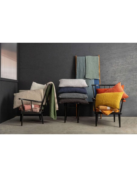 CUSHION VIVARAISE TANA VERT DE GRIS 40×65 100% COTTON