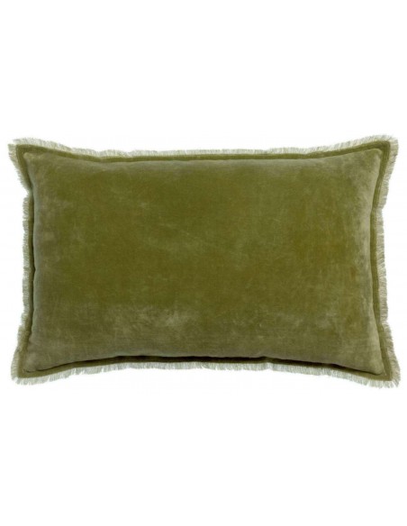 CUSHION VIVARAISE FARA OLIVE 40×65 100% VELVET COTTON