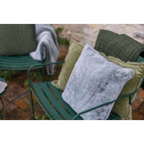 CUSHION VIVARAISE FARA  OLIVE 30×50 100% VELVET COTTON 2