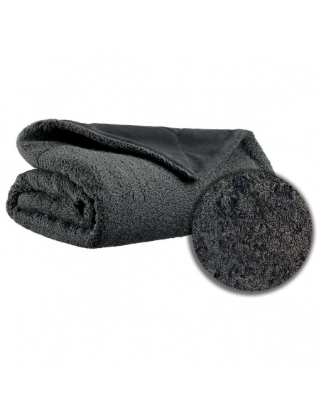 THROW VIVARAISE BARRY CENDRE 130x160 100%POLYESTER