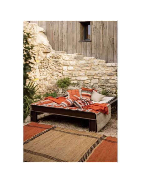 CUSHION VIVARAISE ZEFF EDEN OCRE 40×65 100% LINEN