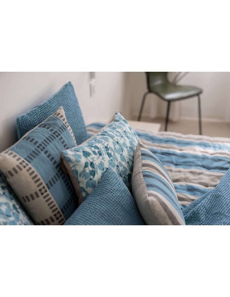 CUSHION VIVARAISE ZEFF EDEN QUARTZ 40x65 100% LINEN