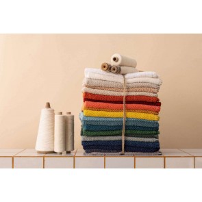 HAND TOWEL VIVARAISE BORA ACIER 30x50 100% COTTON 2