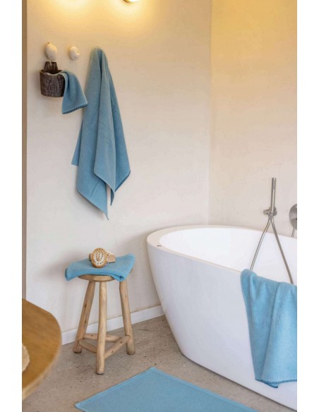 HAND TOWEL VIVARAISE BORA QUARTZ 30x50 100% COTTON