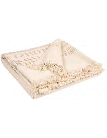 BEACH TOWEL VIVARAISE CANCUN LIN 90x180 100% COTTON
