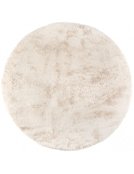 FUR RUG VIVARAISE EDDY IVOIRE  D160 100% POLYESTER