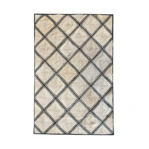 RUG ESTORIA NATURAL CHARCOAL 190X290 100% JUTE
