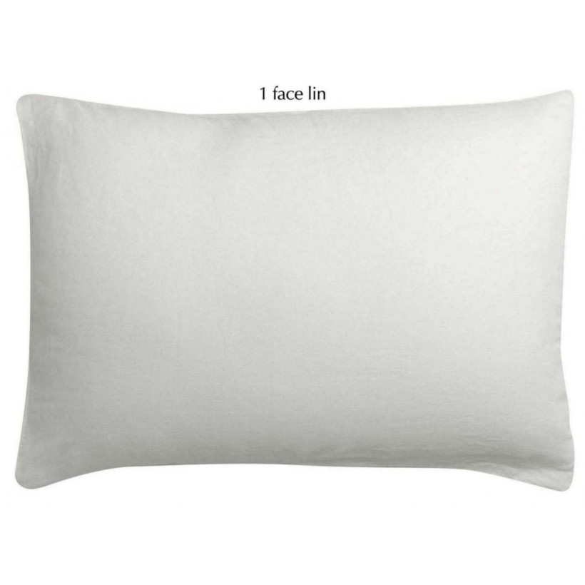PILLOW CASE VIVARAISE LINCO BLANC...