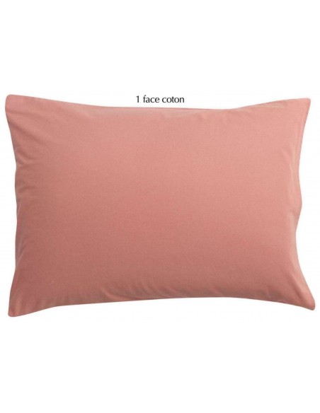 PILLOW CASE VIVARAISE LINCO BLUSH  50x75 FRONTSIDE 100% LINEN BACKSIDE 100% COTTON
