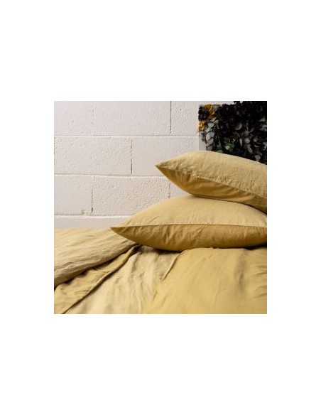 PILLOW CASE VIVARAISE LINCO MARINE 50x75 FRONTSIDE 100% LINEN BACKSIDE 100% COTTON