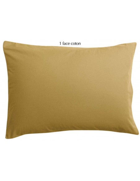 PILLOW CASE VIVARAISE LINCO GOLD 50x75 FRONTSIDE 100% LINEN BACKSIDE 100% COTTON