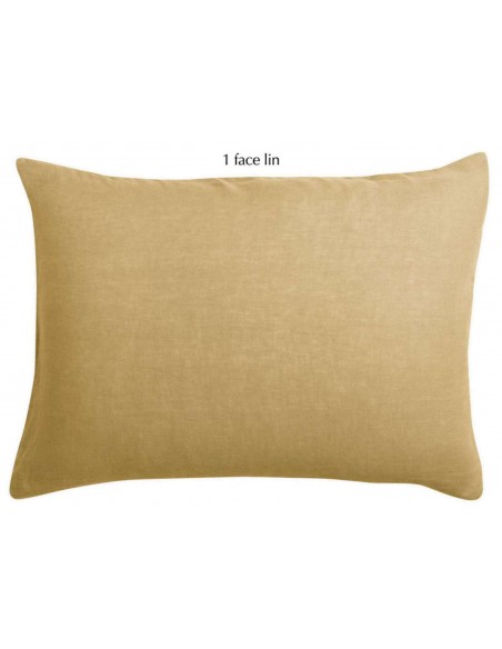 ΜΑΞΙΛΑΡΟΘΗΚΗ VIVARAISE LINCO GOLD  50x75 1 ΟΨΗ ΑΠΟ 100% ΛΙΝΟ 2 ΟΨΗ ΑΠΟ 100% ΒΑΜΒΑΚΙ