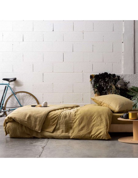 ΠΑΠΛΩΜΑΤΟΘΗΚΗ VIVARAISE LINCO BLANC 220x240 100% ΒΑΜΒΑΚΙ