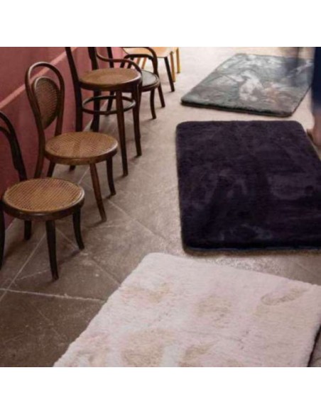 FUR RUG VIVARAISE EDDY IVOIRE 70x140 100% POLYESTER