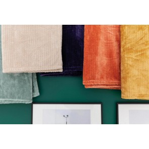 SOFA BLANKET VIVARAISE ADEL MYRTILLE 130x160 100% POLYESTER 2